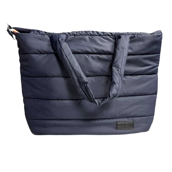 Navy Puffer Tote Bag - Picture 11 of 14